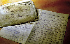 1917 abgestempelter Feldpostbrief