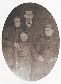 Adolf Friedrich Heim im Alter von 39 Jahren mit Ehefrau Anna Maria