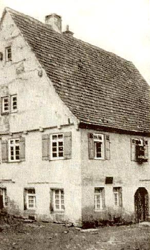 Alte Ansicht des Christian-Wagner-Hauses