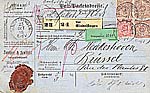  Paketkarte der Sindelfinger Jacquard-Weberei Zweigart & Sawitzki 